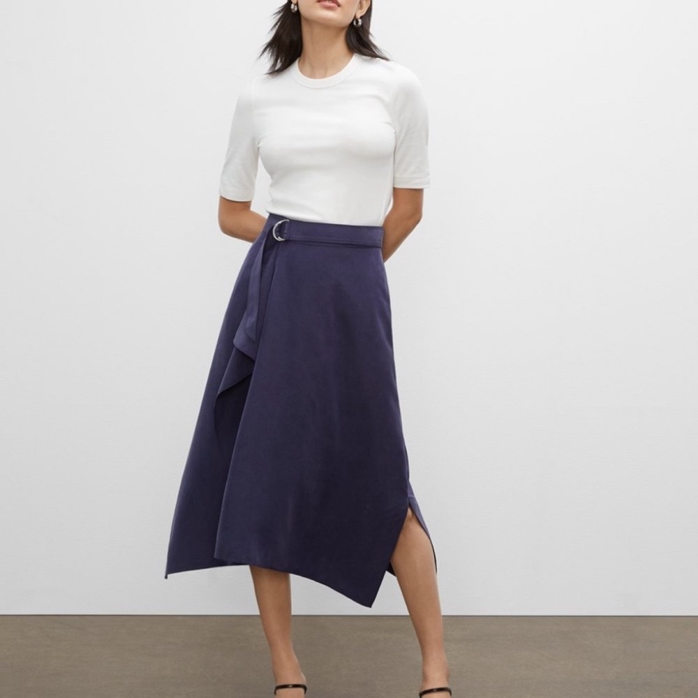 Club Monaco draped Mitty skirt size 4